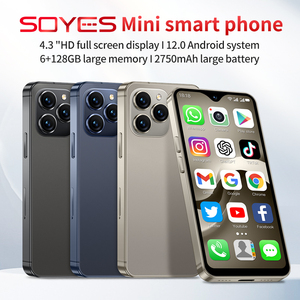2025 mini thông minh 4G điện thoại <span class=keywords><strong>4.3</strong></span> inch hiển thị Octa lõi Android 12 2750mAh siêu dài chờ với Dual Sim thẻ - Product Image 2