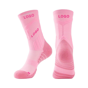 Phụ Nữ Của Cotton Crew Chống-Trượt Grip Bóng Đá Đi Xe Đạp Vớ Bóng Đá Biểu Tượng Tùy Chỉnh Thiết Kế Dệt Kim Mùa Thu Vớ Thể Thao Kỹ Thuật Số Cuff - Product Image 5