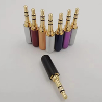 Prise Jack 3,5 mm Mono 3 Pôles Connecteur Audio 3,5 mm pour Casque, Haut-parleur, Microphone – Connecteurs à Souder pour Câble d'Écouteurs