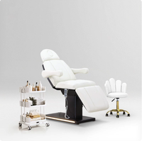 Table de massage électrique 4 moteurs avec éponge haute densité, chaise de luxe médicale, dentaire, pour sculpture corporelle, lifting et tatouage, pliable