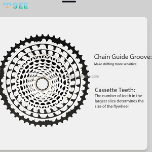 Cassette VTT SeeMore CNC en aluminium léger, support de cassette en aluminium, 11/12 vitesses, 46-51T, roue libre HG/XD pour transmission SHI SR - Product Image 6