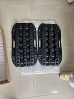 Planche de récupération universelle anti-blocage, planche de traction et de sauvetage, couleur noire, accessoires tout-terrain