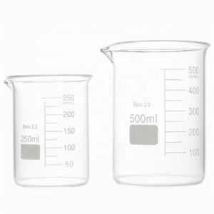 टिंडी लैब 100 मिली 250 मिली 500 मिलीलीटर बोरोसिलिकेट ग्लास मापने बीकर सेट - Product Image 4