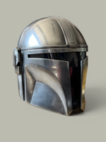 Helm Mandalorian Asli untuk Dewasa, Dapat Dipakai, untuk Cosplay