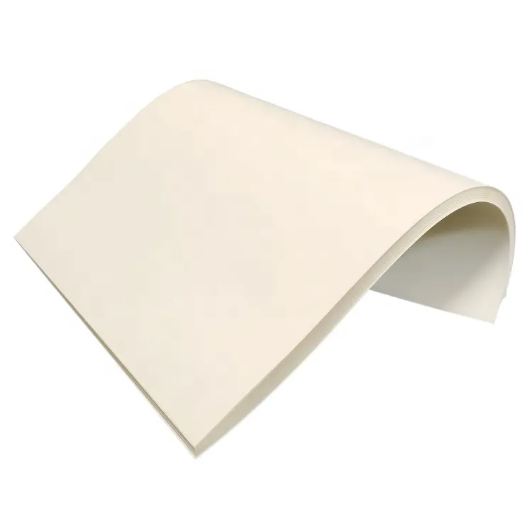 Papel de impressão não revestido creme branco