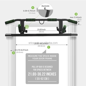 Barra de Dominadas Antideslizante de Hierro Fundido con Logotipo Personalizado para Gimnasio en Casa - Product Image 1