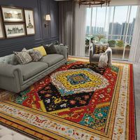 2025 Custom Modern Abstract Pattern Non-Slip Low Pile Machine-Made Polyester PVC-Coated Backing 4mm Thick Carpet Rugs Home Use