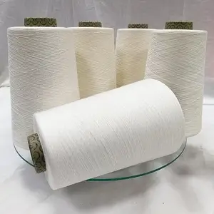 Filato di bambù organico in fibra di bambù 100% per abbigliamento estivo tessuti per biancheria da letto