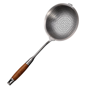 Rosewood Strainer 304 Stainless Steel Heavy Duty Long Handle For Hot Pot Deep Frying Noodle Scooping <b>Seafood</b> Tools - Product Image 1