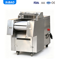 Nouvelle trancheuse à viande entièrement automatique Xibao pour poulet, canard, oie, viande congelée/hachée, capacité de 700 kg/h, garantie de 2 ans