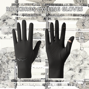 Guantes de Ciclismo de Medio Dedo para Hombre, Unisex, de Verano, Antideslizantes, Transpirables, con Protección UV, para Bicicleta de Montaña MTB - Product Image 2