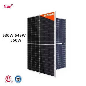 แผงโซลาร์เซลล์ Sunplus Reliable 530W 545W 550W แบบกระจกสองชั้น PERC สำหรับศูนย์โลจิสติกส์ จัดส่งจากคลังสินค้าแคลิฟอร์เนีย - Product Image 1