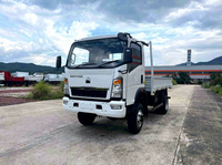 Camion de fret chinois Sinotruk Howo, conduite à droite, 4x4, 3-5 tonnes, mini camion diesel à parois latérales pour l'Afrique