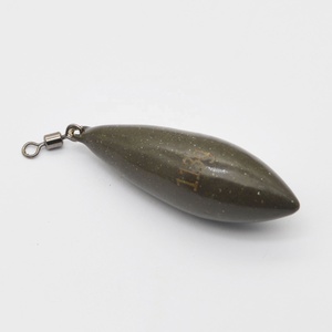 Plombs de pêche à la carpe en forme d'olive Assortiment de plombs de carpe pleine taille pour la pêche de fond - Product Image 6