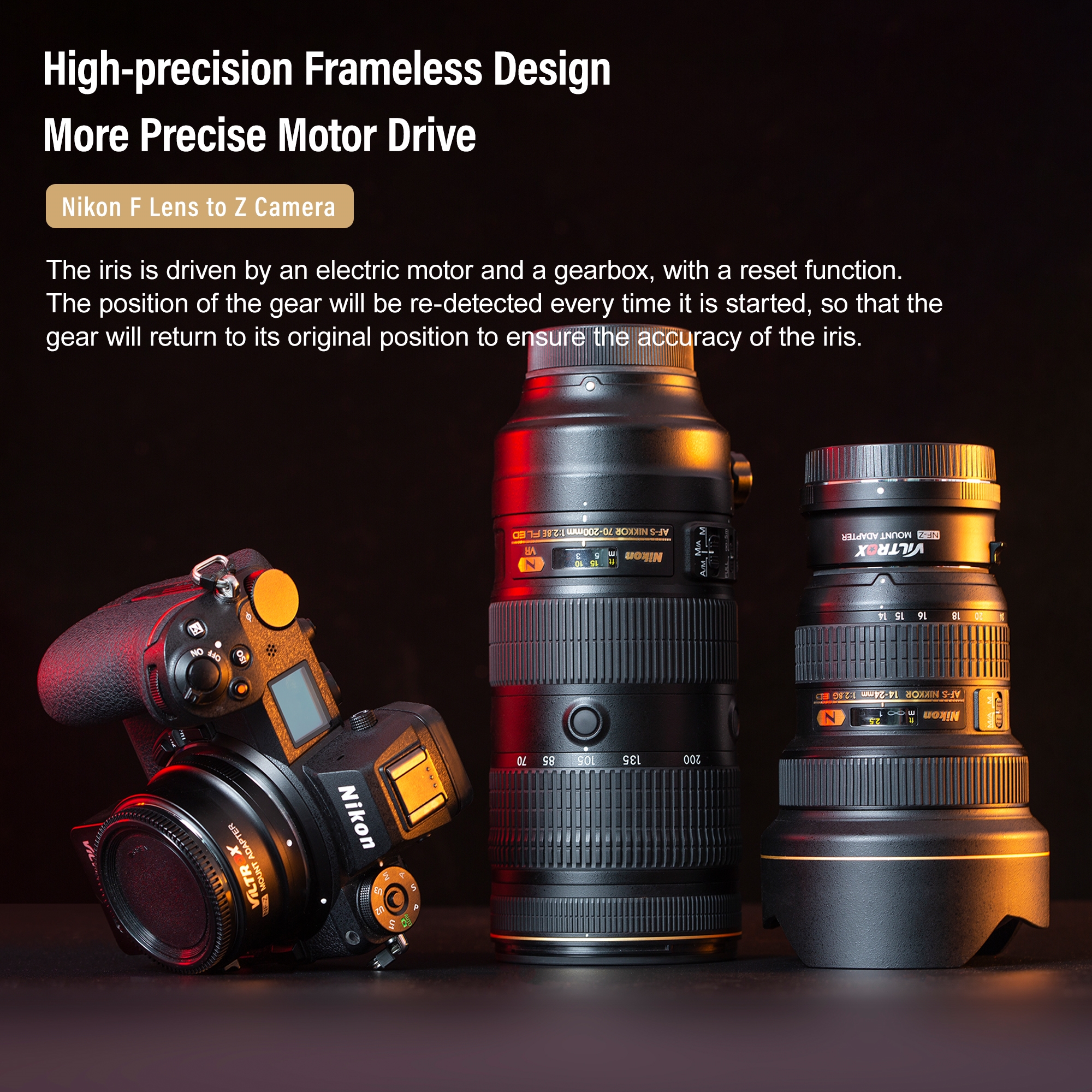 VILTROX NF-Z To For Nikon Zカメラマウントアダプターオート