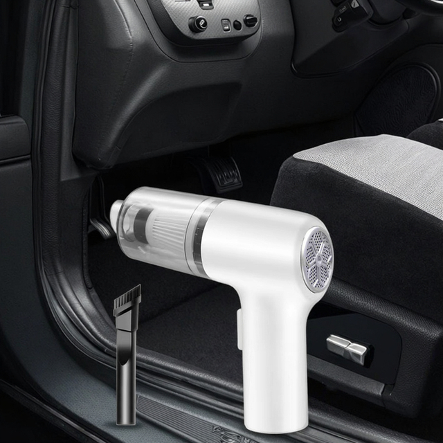 Portable Cyclone Desktop Vacuum Cleaner for Home Use Dry Function with USB Battery Power Source for Car Wash Spare Parts