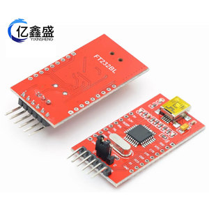 โมดูล USB เป็น TTL Serial FT232RL 3.3V 5V อินเทอร์เฟซมินิยูเอสบีสำหรับไมโครคอนโทรลเลอร์อาร์ดูโน่ - Product Image 2
