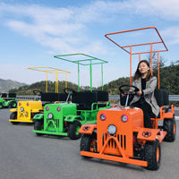 QIQU Véhicule Électrique Tout-Terrain Robuste à Transmission par Arbre, Pneus à Vide, Utilisation Extérieure, Vitesse Maximale 40 km/h, Capacité 2 Adultes