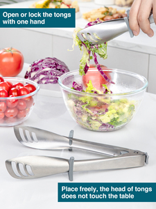 Juego de utensilios de cocina de silicona con mango de acero inoxidable, juego de espátulas, utensilios de cocina, herramientas y accesorios <span class=keywords><strong>para</strong></span> cocinar - Product Image 6