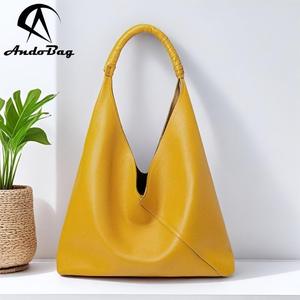 Sac fourre-tout vintage en cuir véritable AndoBag, grande capacité, nouvelle mode, pour femmes, décontracté, tendance, sac bandoulière 2541 - Product Image 1