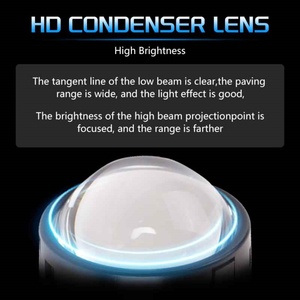 Best-Selling Sanvi S7 3-Inch Bi-LED Project Lens Headlight Lossless Installation Car Lamp Lighting System - Product Image 4