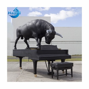 Estatua de Toro de Bronce Antiguo de Tamaño Real, Escultura Decorativa para Exteriores, Técnica Pulida, Diseño Moderno <span class=keywords><strong>en</strong></span> <span class=keywords><strong>Venta</strong></span> - Product Image 5