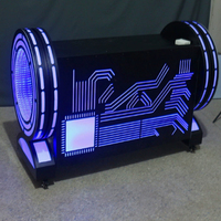 Lampe de nuit lumineuse motif locomotive, pour cabine DJ, salle VIP KTV, boîte de nuit, comptoir de bar mobile en fer forgé pour table de mixage