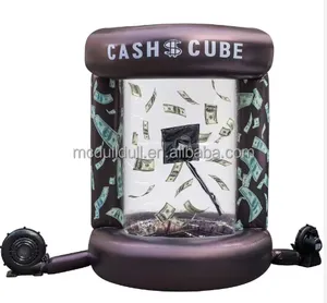 Manufacturer Cash Grab Machine Inflatable Cash Cube inflatable Money Booth Entertainment Inflatable Money Catching Grab Machine