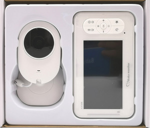 Caméra de surveillance vidéo pour bébé sans fil de 4,3 pouces avec résolution 480P, <span class=keywords><strong>audio</strong></span> bidirectionnel, vision nocturne claire, détection sonore, <span class=keywords><strong>lecteur</strong></span> de musique - Product Image 6