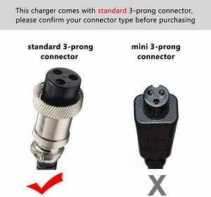 <span class=keywords><strong>Chargeur</strong></span> de batterie <span class=keywords><strong>pour</strong></span> scooter électrique 36W 24V 1.5A, adaptateur d'alimentation <span class=keywords><strong>pour</strong></span> fauteuil roulant, hoverboard, fauteuil de massage, <span class=keywords><strong>chargeur</strong></span> de rasoir - Product Image 2