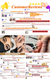 Cashmere visone 0.03 0.05 Mega <span class=keywords><strong>Volume</strong></span> Lash estensione ciglia di seta individuale forniture vassoio per ciglia estensione ciglia nero opaco - Product Image 2