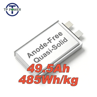 Batterie lithium-ion solide sans anode TPENERGY 485Wh/KG 3.8V 49.5Ah en pochette, 500 cycles (-20~45°C) pour drones UAV électriques