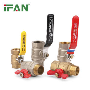 IFANボールバルブ長いハンドルねじ真鍮製 - Product Image 3