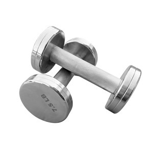 Nhà Máy Giá 50kg Chrome quả tạ phòng tập thể dục sức mạnh đào tạo tập thể dục bạc vòng quả tạ - Product Image 3