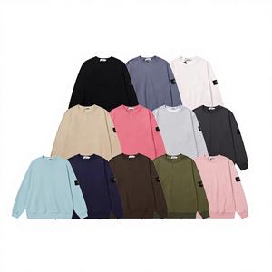 <span class=keywords><strong>Sweat</strong></span>-shirt d'hiver classique transfrontalier de haute qualité, à manches longues, couleur unie, avec capuche, col à badge, poches et coupe ample - Product Image 1