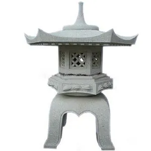 Custom High Quality Statue Granite Carve Figurine Stone Lantern