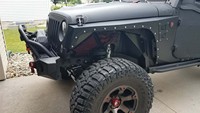 Garde-boue intérieure ventilée, pour jeep JK wrangler de 2007 à 2017