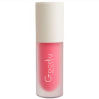 Goodly Cosmetics Huile à lèvres fruitée de nuit au bois de rose, Base de maquillage pour les lèvres effet gelée cristalline, Sérum repulpant pour les lèvres