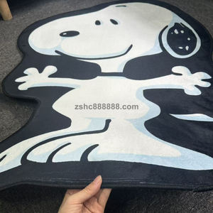 <span class=keywords><strong>Tapis</strong></span> et carpettes personnalisés en forme de dessin animé mignon pour <span class=keywords><strong>chien</strong></span>, en polyester tufté et moelleux, pour chambre d'enfant - Product Image 4