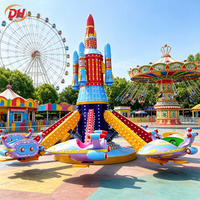 Rapport de test complet : Manège 8Arm Carnival pour 16 passagers, structure en fibre de verre, cabine antidérapante, étanche et anticorrosion pour parc d'attractions