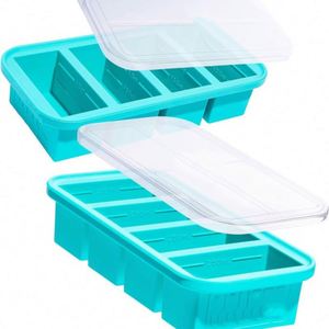 Silicone Freezer Ice Tray Molds for Kitchen Food Storage and Soup Fresh Molds - Product Image 1
