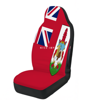 Housses de siège de voiture à motif drapeau de Saint-Martin, housses de siège tendance pour l'intérieur des voitures, ajustement universel pour la plupart des voitures, berlines, camions, SUV