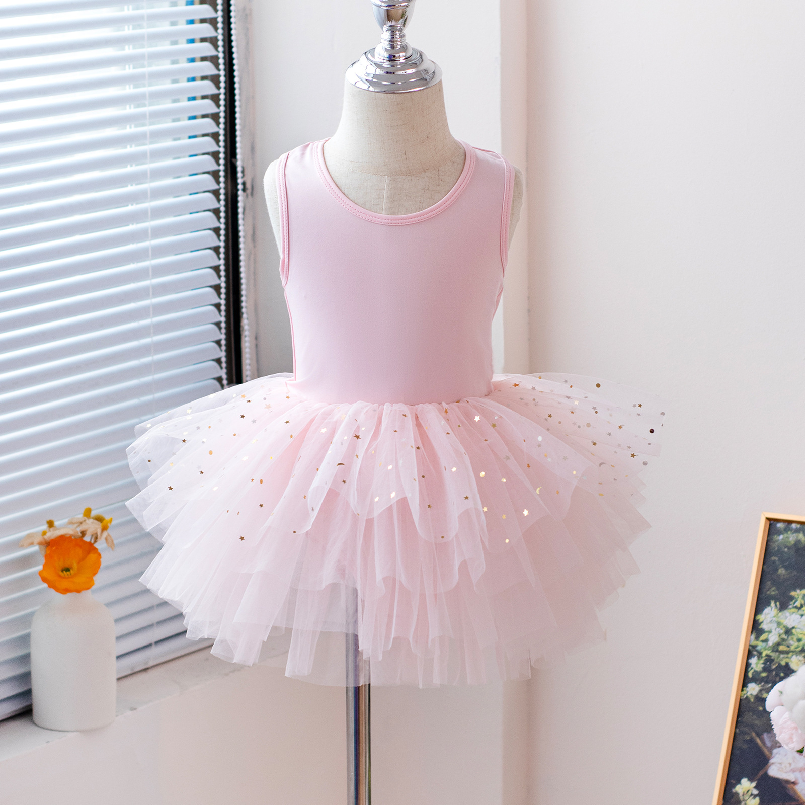 [l005 wide shoulder strap] nude pink star