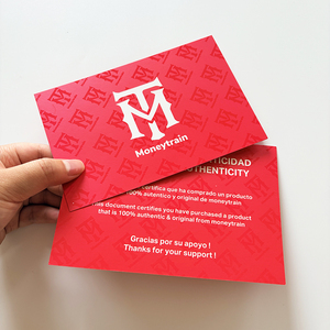 Impression <span class=keywords><strong>de</strong></span> cartes <span class=keywords><strong>de</strong></span> visite et <span class=keywords><strong>de</strong></span> cartes <span class=keywords><strong>de</strong></span> remerciement personnalisées <span class=keywords><strong>de</strong></span> haute qualité sur papier artistique avec dorure métallique et plastification - Product Image 4