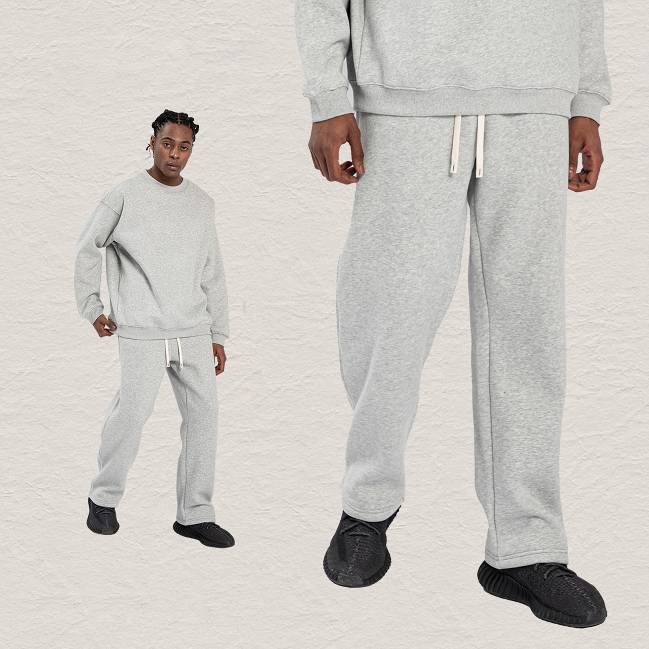 Flower Gray pants