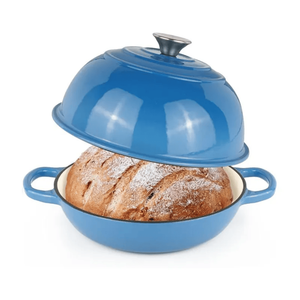 Four à pain <span class=keywords><strong>en</strong></span> <span class=keywords><strong>fonte</strong></span> émaillée avec couvercle, pot <span class=keywords><strong>en</strong></span> <span class=keywords><strong>fonte</strong></span> émaillée avec couvercle, fours hollandais <span class=keywords><strong>en</strong></span> <span class=keywords><strong>fonte</strong></span> émaillée <span class=keywords><strong>en</strong></span> forme de dôme - Product Image 4