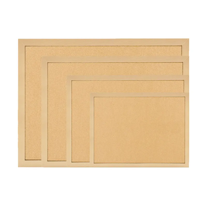 Tablón de anuncios de corcho con marco de madera maciza personalizado para escribir mensajes en casa - Product Image 3