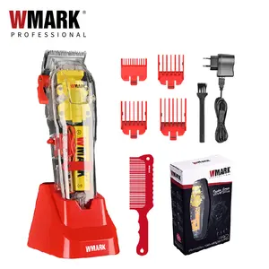 WMARK NG-108PRO оптовая продажа, 7300 об./мин., специальные аккумуляторные электрические парикмахерские машинки для стрижки волос, беспроводные триммеры для волос для салона