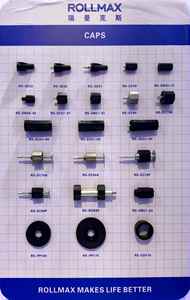 Embout réglable pour boîtier en aluminium de volet roulant avec pivot en acier, s'adapte facilement au tube, installation facile pour tube de 60/70 mm - Product Image 6
