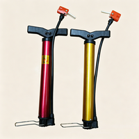 Mini pompe à air manuelle multifonctionnelle en acier pour pneus de vélo, avec pression de 30-50 PSI, pour scooter, ballon, moto